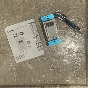 7-Day In-Wall Digital Timer